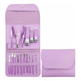 Manicure Set 16 Piezas Pedicure Herramienta Uñas Profesional