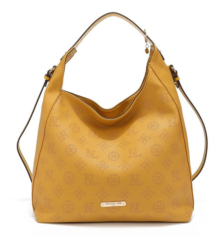 Bolsa Hobo Nicole Lee Monograma Corte Laser Ss22