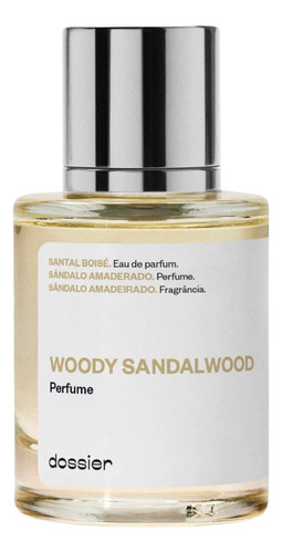 Perfume Dossier Woody Sandalwood Original Concentrado 50ml