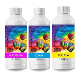 Pack 3 Litros Tinta 664 Genéricas Impre L395 L380 L455 L495 