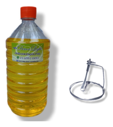 1 L Parafina Liquida Con Citronela + 5 Mecheros Lampara Acei