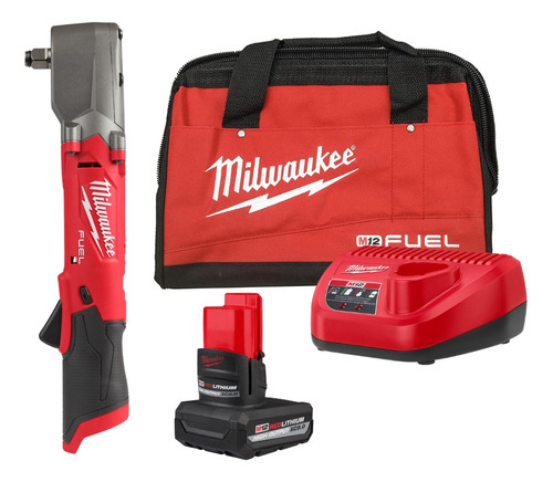 Milwaukee Llave De Impacto 1/2 M12 Fuel Angulo Recto + 1 Bat