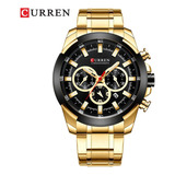 Reloj Para Hombre Curren Krec9418 Dorado