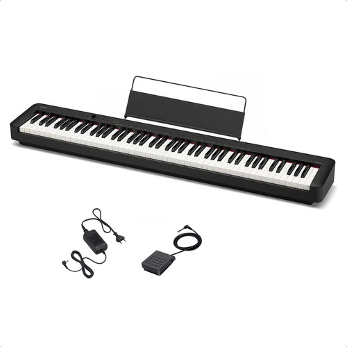 Piano Casio Cdp S160 88 Teclas Accion Martillo Atril Fuente