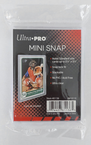 Estuche Protector Figuritas Mini Snap Ultra Pro