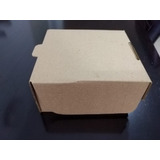 50 Cajas Para Comidas, Multiusos En Cartón Kraft 13x13x7 Cm 