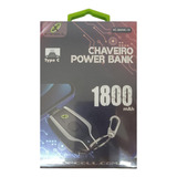 Chaveiro Tipo C Power Bank 1800mah Xc-bank-18 X-cell - Preto
