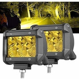 Luces Antiniebla Led Amarillas De 4 Pulgadas, Offroadtown 96