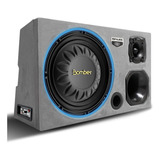 Caixa Som Trio Amplificada Bomber 900w Subwoofer 12 Slim Led