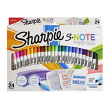 Marcadores / Resltadores  Sharpie S. Note X 24 Colores