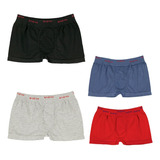 Pack X3 Andros Boxer Algodon Liso Niño Sin Costura Art. 5505