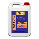 5 Litros Shampoo Matizador Azul Rubio Platinado Envío