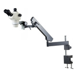 Microscopio Trinocular 4x-100x  Barlow,  Iluminador, Brazo