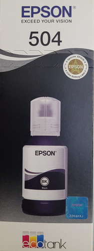 Botella De Tinta Epson 504