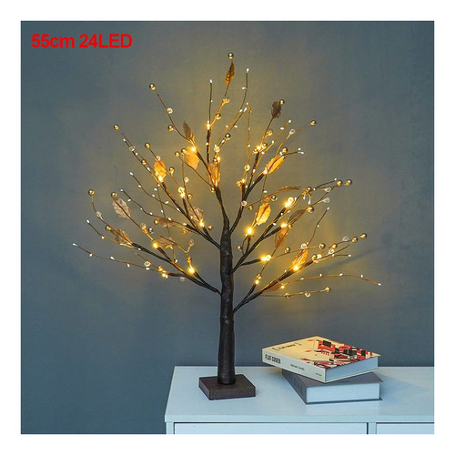 Árbol De Pascua Caliente Con 24/144 Luces Led Blancas En For