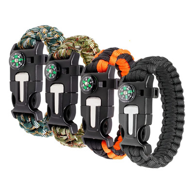 4 Pulseras Tácticas De Supervivencia Flint Paracord | MercadoLibre