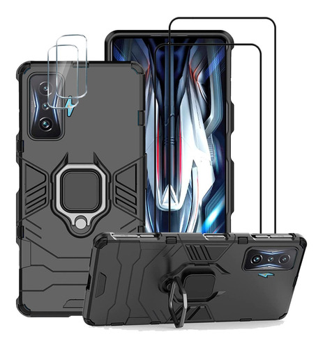 Funda Para Poco F4 Gt/redmi K50 Gaming Uso Rudo + 2 Micas