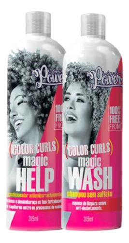 Kit Soul Power Color Curls Shampoo E Condicionador 315ml