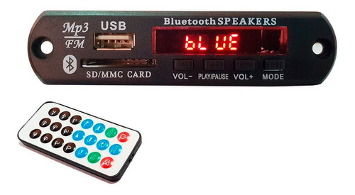 Placa P/ Amplificador Modulo Usb Troca Pasta Mp3 Bluetooth