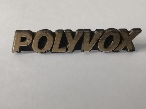 Emblema Logotipo Polyvox/original 