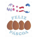 Stencil Páscoa 15x20 - Feliz Páscoa (opa 1910)