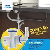 Conexão Para Máquina Adaptador De Lavar Roupa E Louça Blukit