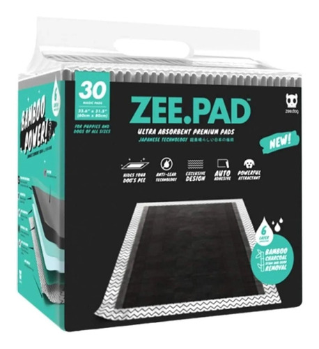 Tapete Higienico Zee Pad 30 Unidades 60x80 - Canino Zeepad