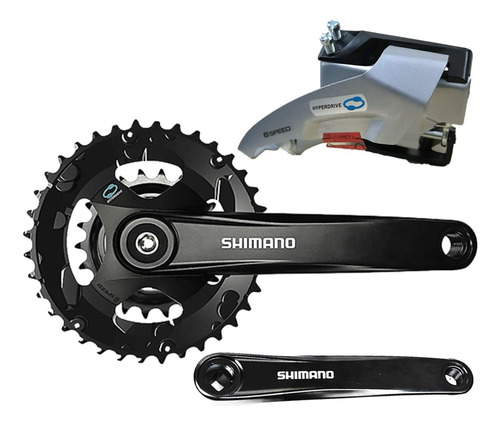 Biplato Shimano M315 36/22 8v + Descarrilador Altus Combo