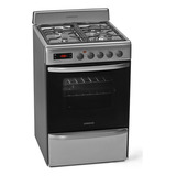 Cocina A Gas Longvie 21601xt 60cm Inox Grill Eléctrico