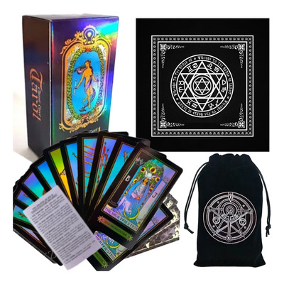 Tarot Rider Waite Versión Holográfica Español+manual+tapete | Meses sin interés