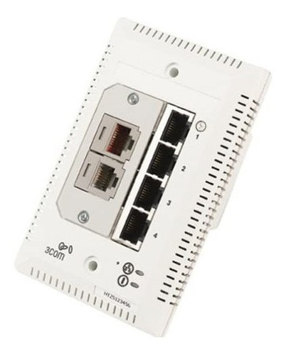 Switch Intellijack 4 Portas 10/100 Rj-45 Poe 3com 3cnj100
