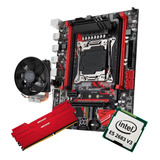 Kit Gamer Placa Mãe X99 Red Xeon E5 2683 V3 32gb Cooler T20