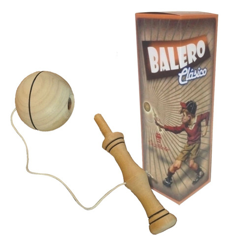 Balero Juego Clasico Juguete Retro Niños Caja Trendy