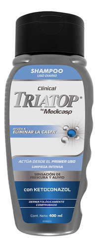 Triatop Clinical Elimina La Caspa Frescura Y Alivio 400ml