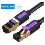 Cabo Rede Patch Cord Cat7 Gamer 600mhz 10gb Xbox Ps4 Round