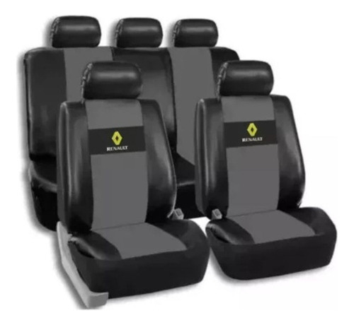 Funda Cubre Asiento Para Clio Renault Gris