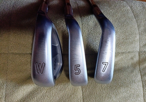 3 Hierros De Golf Ping I200 Punto Negro Stiff 5,7 Y W.