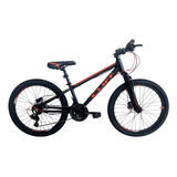 Bicicleta Mtb Cliff Lizard Rin 24 7 Vel, Rin 24 Aluminio Hyd