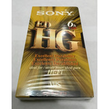 Videocassette Vhs Marca Sony Ed Hg Hi-fi T-120