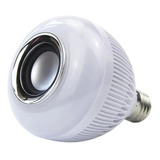 Lampada Led Com Som Bluetooth E Controle De Luz Colorida 12w