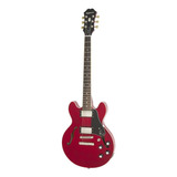 Guitarra Eléctrica EpiPhone Original Es Es-339 De Arce En Capas Cherry Brillante Con Diapasón De Laurel Indio
