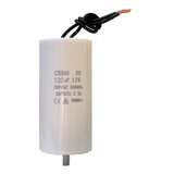 Capacitor Condensador 120uf Mfd 250vac Cbb60 Cable Tornillo