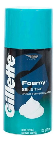 Espuma De Barbear Gillette Sensitive Foamy 175g - 3326