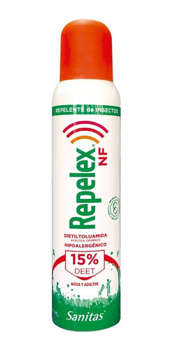 Repelex Nf 15% Deet / Repelente De Insectos 165 Ml