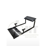 Banco Hip Thrust Gym Para Glúteos Y Piernas Con Apoya Barra