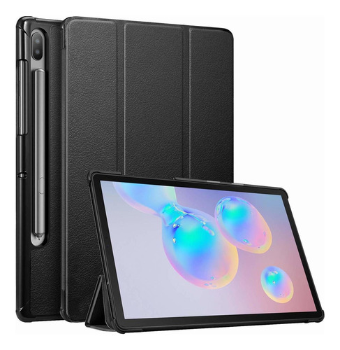 Funda Book Cover Para Samsung Galaxy Tab S6 10.5 2019 (model Sm-t860 Wi-fi, Sm-t865 Lte) Negra