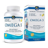 Omega-3 Limón - 120 Cápsulas Blandas - Epa, Dha - Salud Inmune,