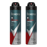 Desodorante Aero Rexona 150ml Masc Antibac Inv-kit C/2un