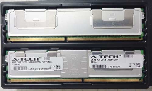 Memoria Ram Ddr2 4gb Pc2 5300 Disipara Para Servidores