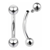 Piercing Barbell Curvo Rosca Interna En Astm F136